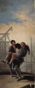 Francisco Goya Wounded Mason china oil painting artist
